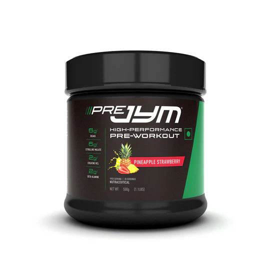 PRE JYM High Performance Pre-Workout (6g BCAAs & Citrulline Malate, 2g Creatine HCL & Beta-Alanine)