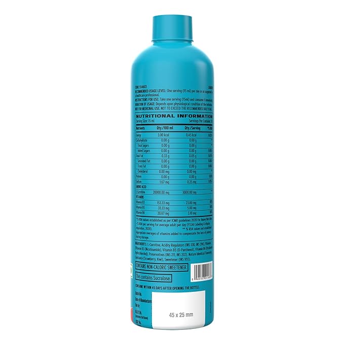 GNC Liquid L-Carnitine 3000mg | 450 ml | 30 Servings