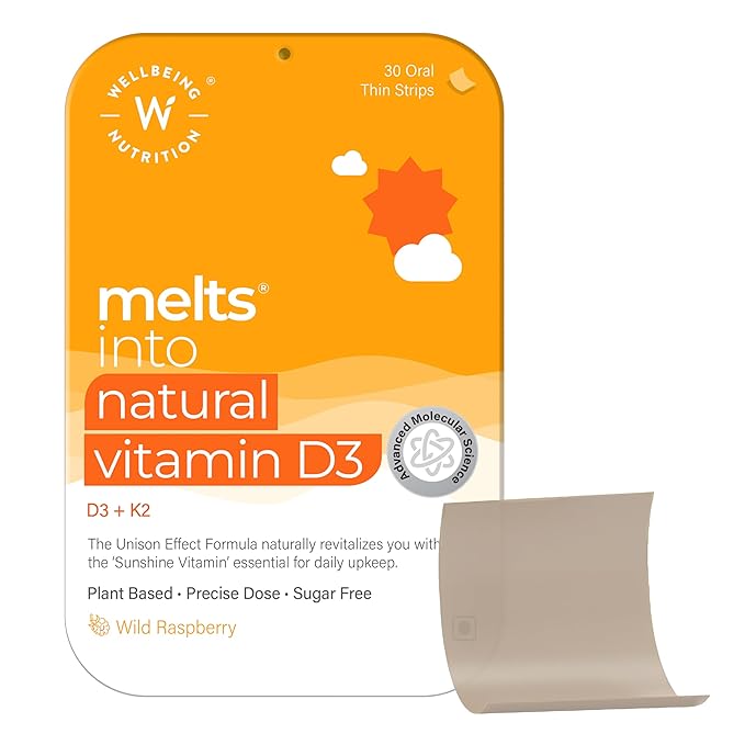 Wellbeing Melts into  Natural Vitamin D3