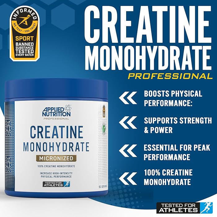 Applied Nutrition Creatine - Creatine Monohydrate Micronized Powder Unflavoured
