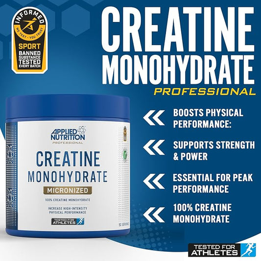 Applied Nutrition Creatine - Creatine Monohydrate Micronized Powder Unflavoured