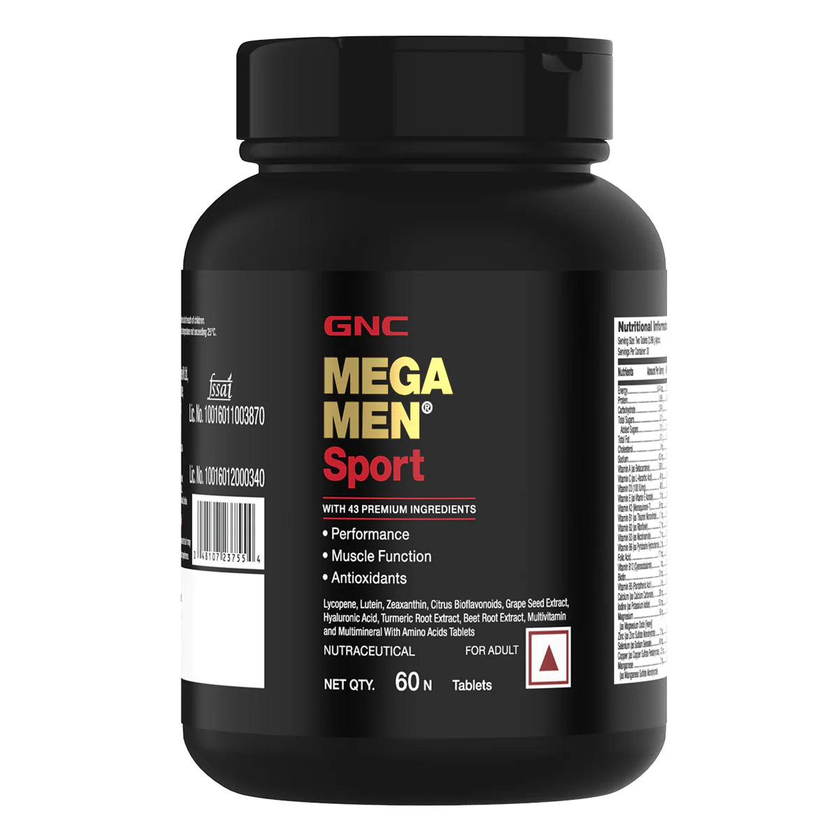 GNC Mega Men Sport Multivitamin Supports Muscle Performance & Recovery | Made For Fitness Lifestyle