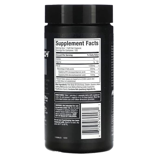 MUSCLETECH - PLATINUM 100% FISH OIL