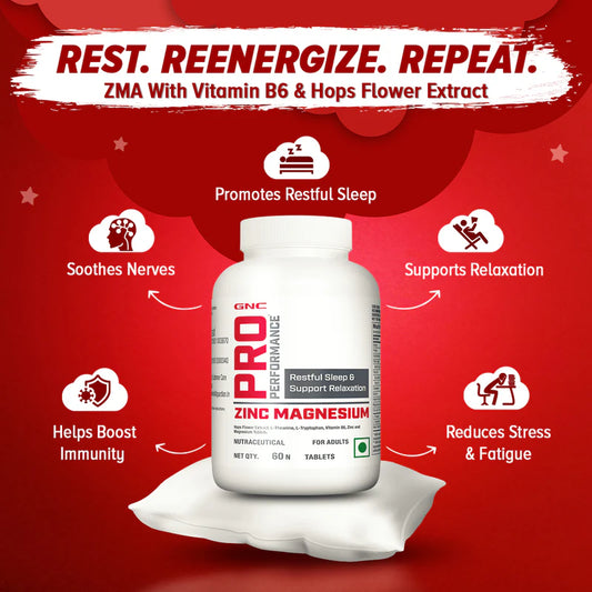 GNC Pro Performance Zinc Magnesium Amino (ZMA) Complex