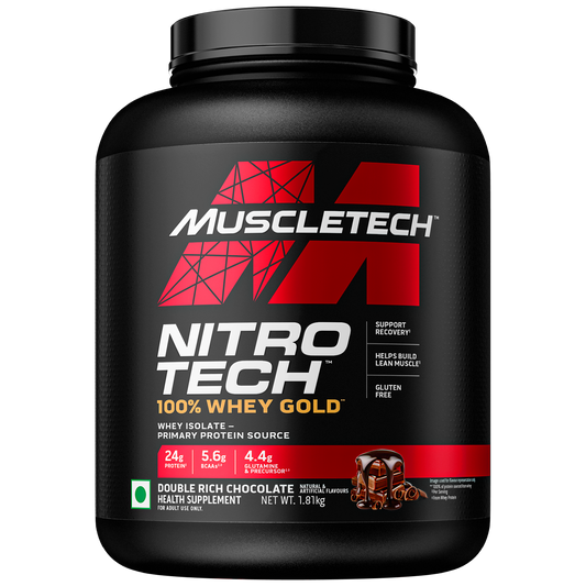 MUSCLETECH  NITRO-TECH 100% WHEY GOLD 4 LB