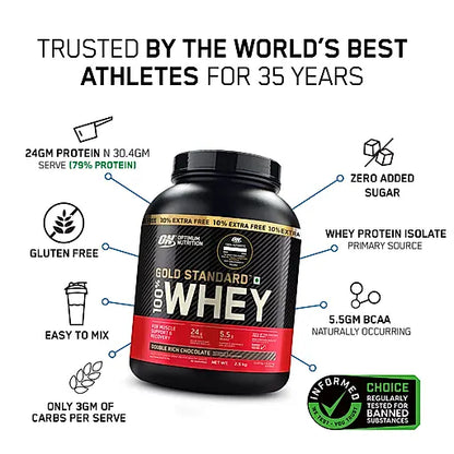 Optimum Nutrition Gold Standard 100% Whey Protein Powder