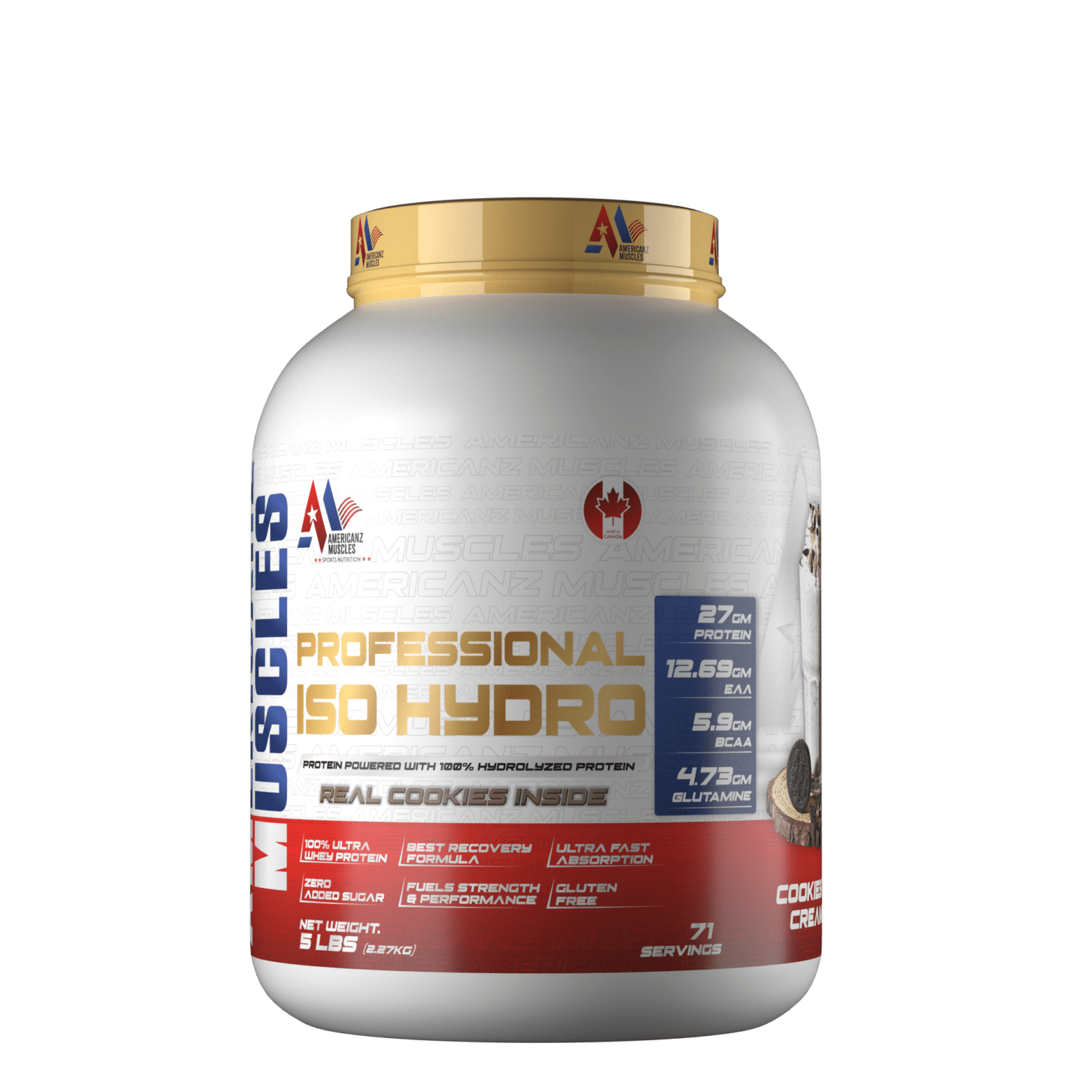 Americanz Muscles Professional ISO Hydro Protein 5 LB