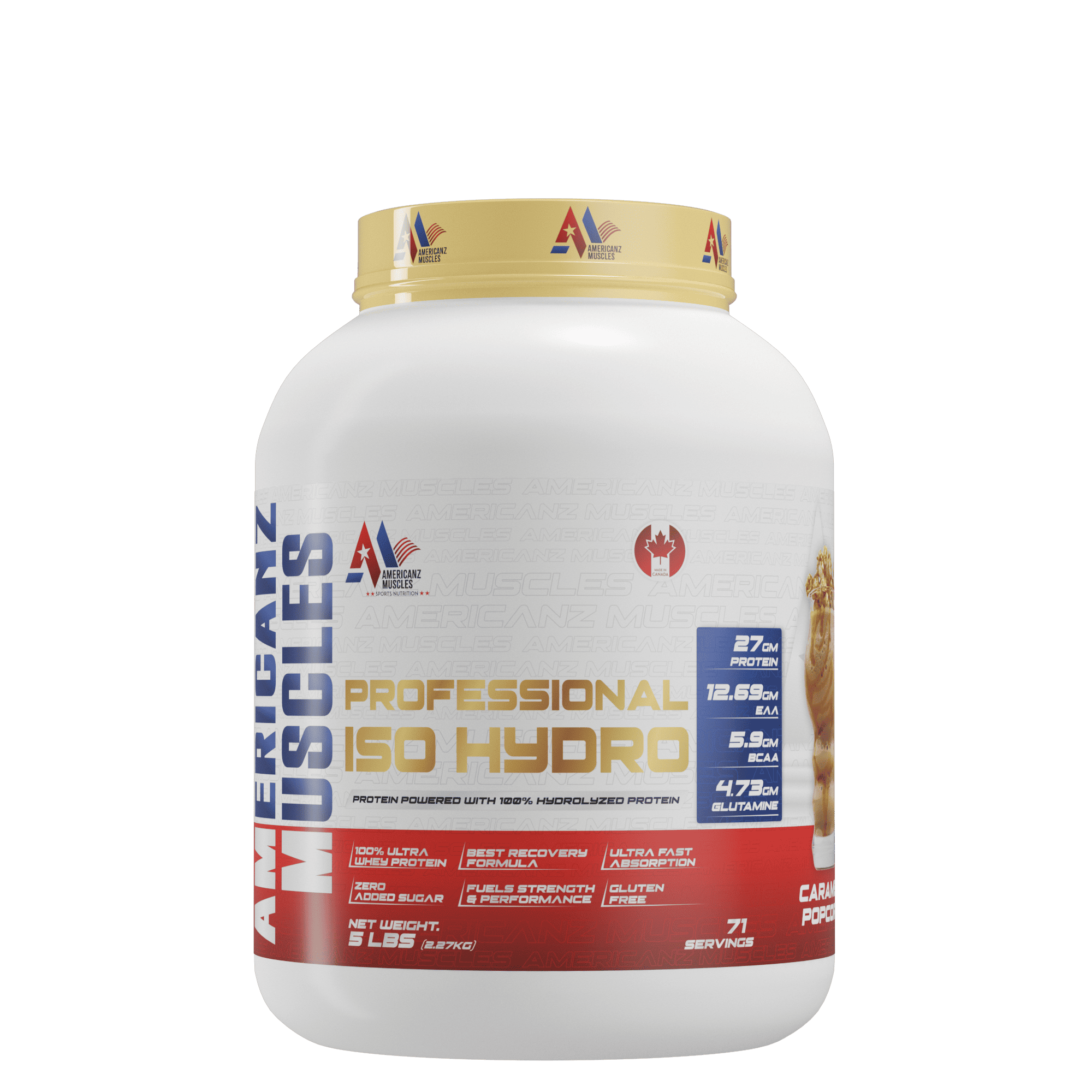 Americanz Muscles Professional ISO Hydro Protein 5 LB