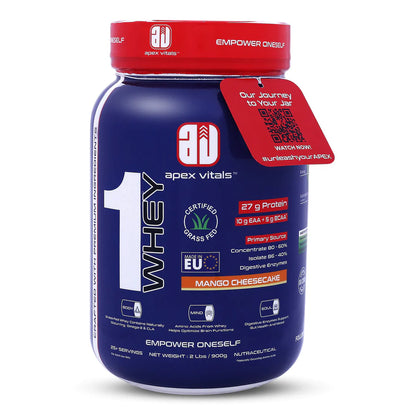 Apex Vitals 1 Whey|Grass-Fed Whey -2lb