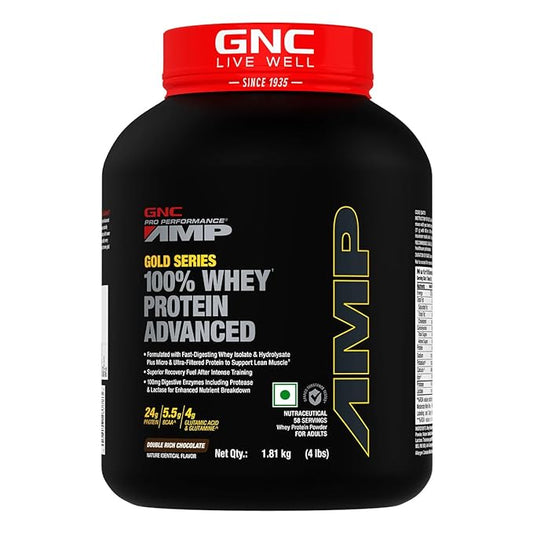 GNC AMP Gold Series Whey Protein Advanced  4 lbs