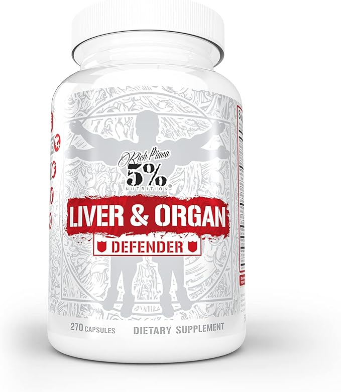 Rich Piana 5% Nutrition Liver & Organ Defender, 270 Capsules