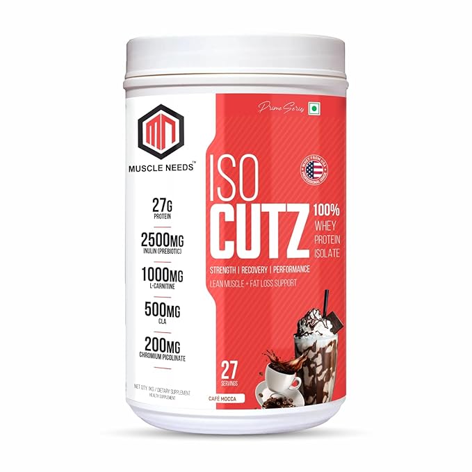 Muscle Needs ISO Cutz 100% Whey Protein Isolate