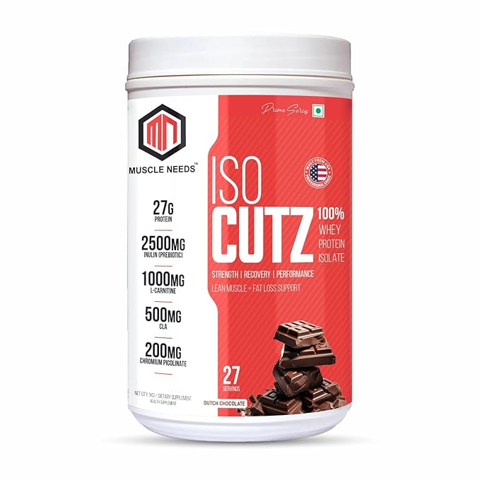 Muscle Needs ISO Cutz 100% Whey Protein Isolate