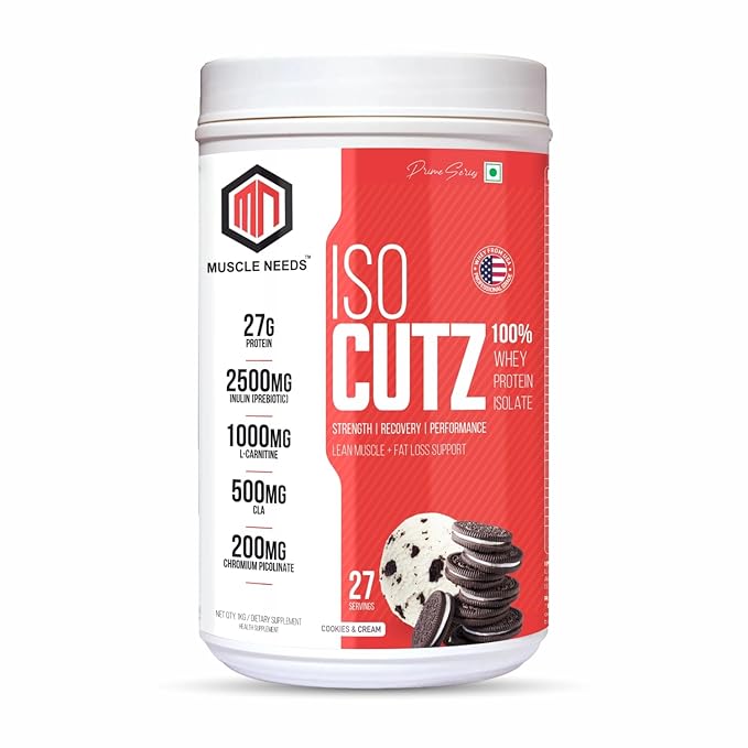 Muscle Needs ISO Cutz 100% Whey Protein Isolate