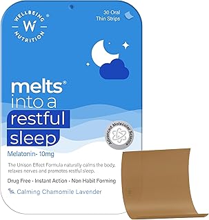 Wellbeing Melts into Restful Sleep (10mg)