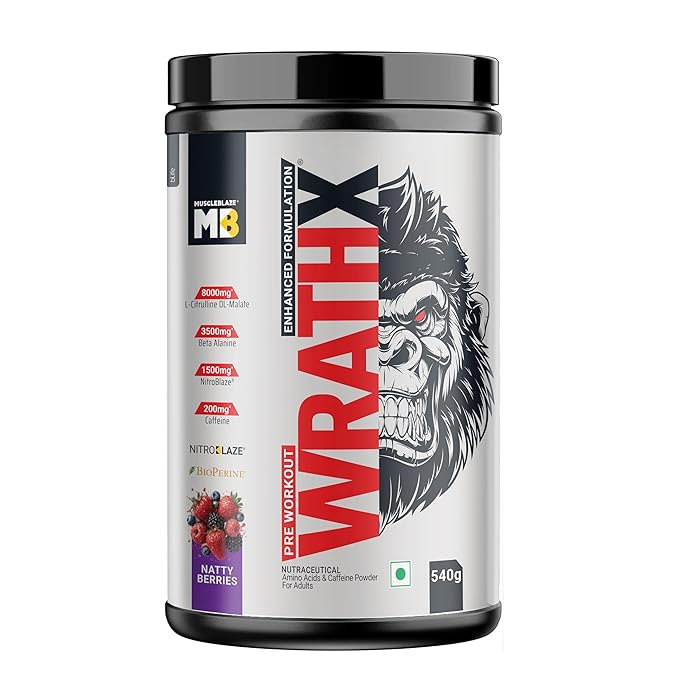 MuscleBlaze Pre Workout WrathX