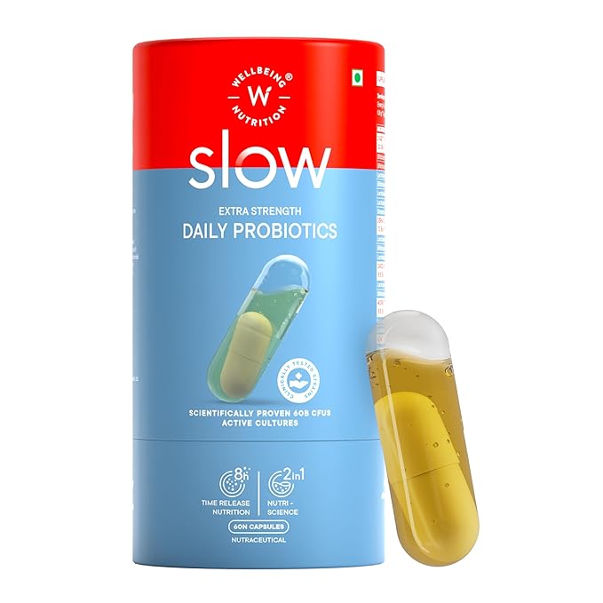 Wellbeing Nutrition Slow Daily Probiotic(60 caps)
