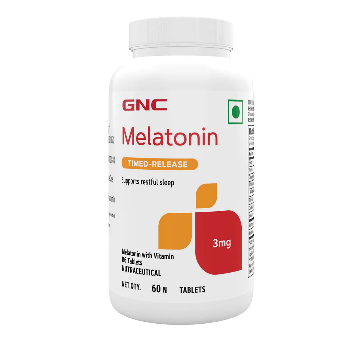 GNC Melatonin With Vitamin B6 Tablets Promotes Restful Sleep & Relaxation