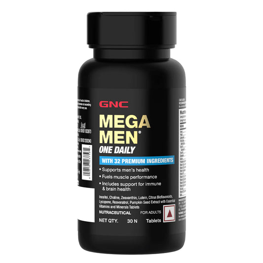 GNC Mega Men One Daily Multivitamin Improves Energy, Immunity & Overall Health