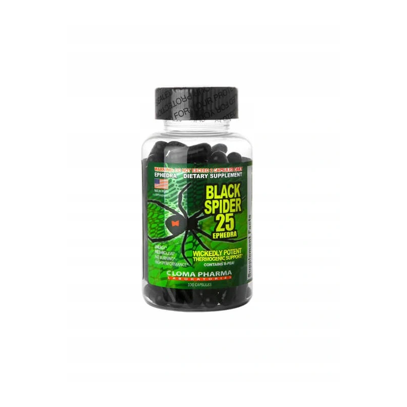 Cloma Pharma Black Spider Fat Burner 100 Caps