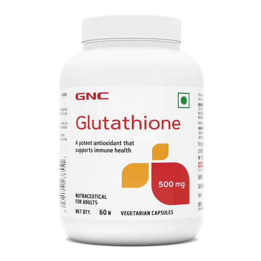 GNC L-Glutathione Brightens Skin and Fades Dark Spots & Pigmentation 60 Capsules