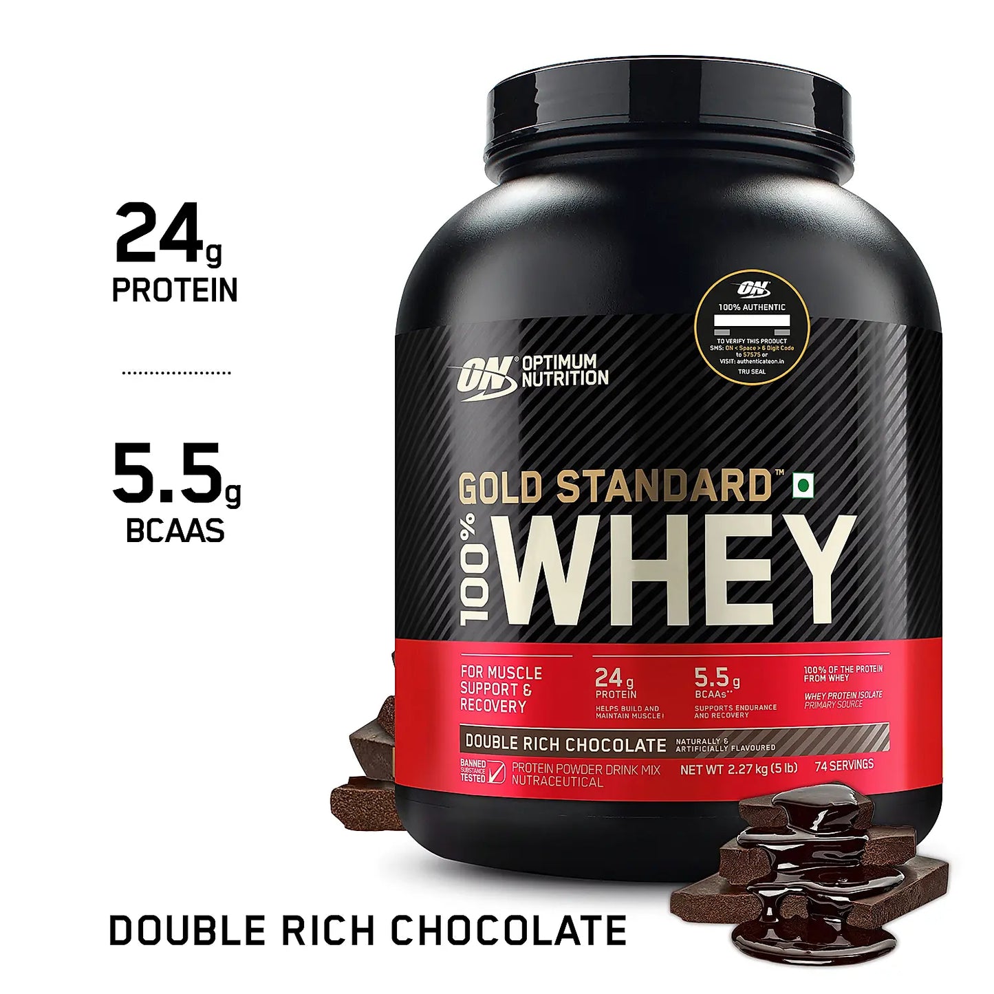 Optimum Nutrition Gold Standard 100% Whey Protein Powder