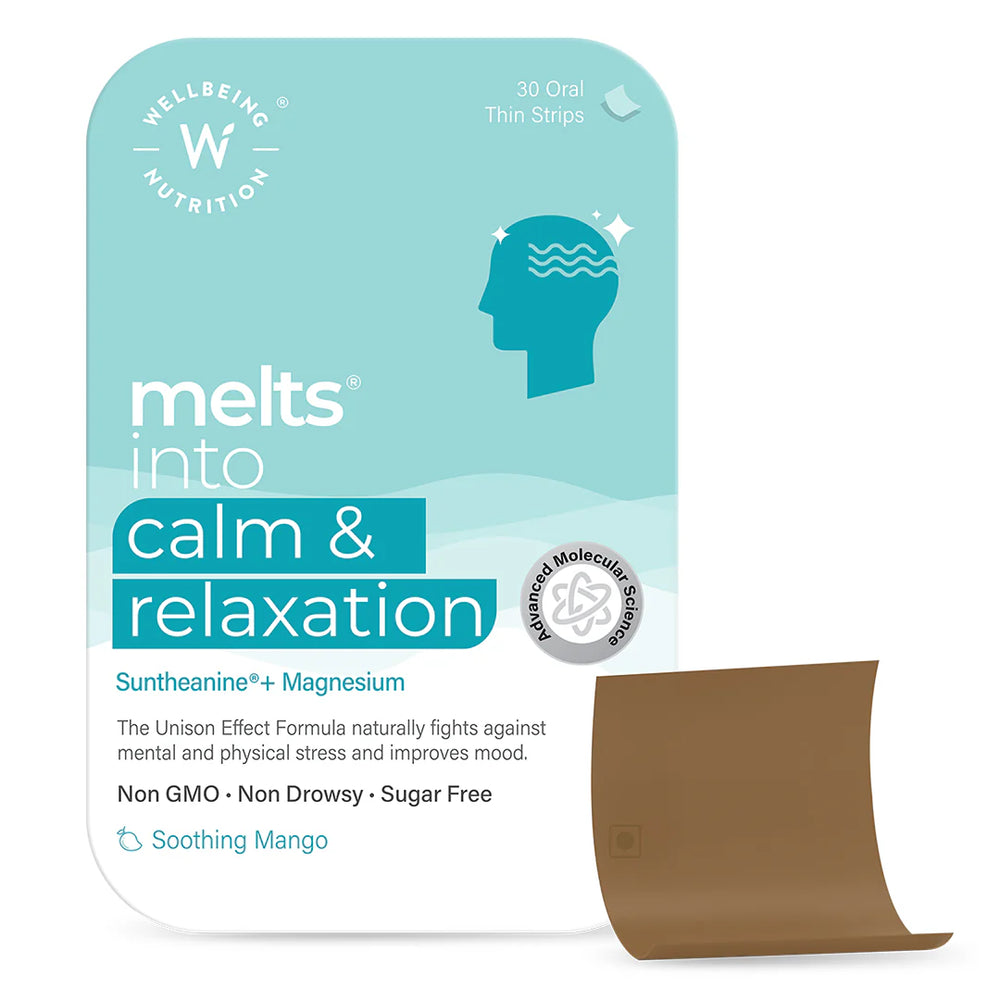 Wellbeing Nutrition Melts into Calm & Relaxation