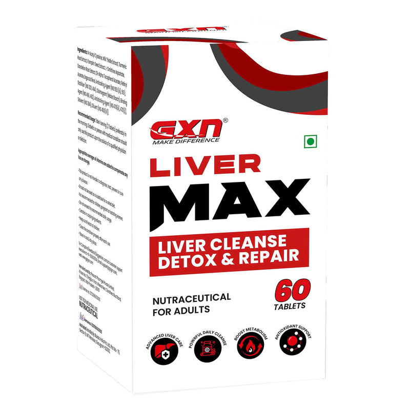GXN Liver Max Unflavoured 60 Tablets (30 Servings)