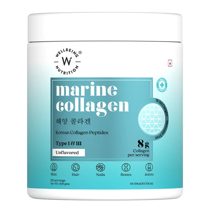 Wellbeing Pure Korean Marine Collagen Peptides Unflavored