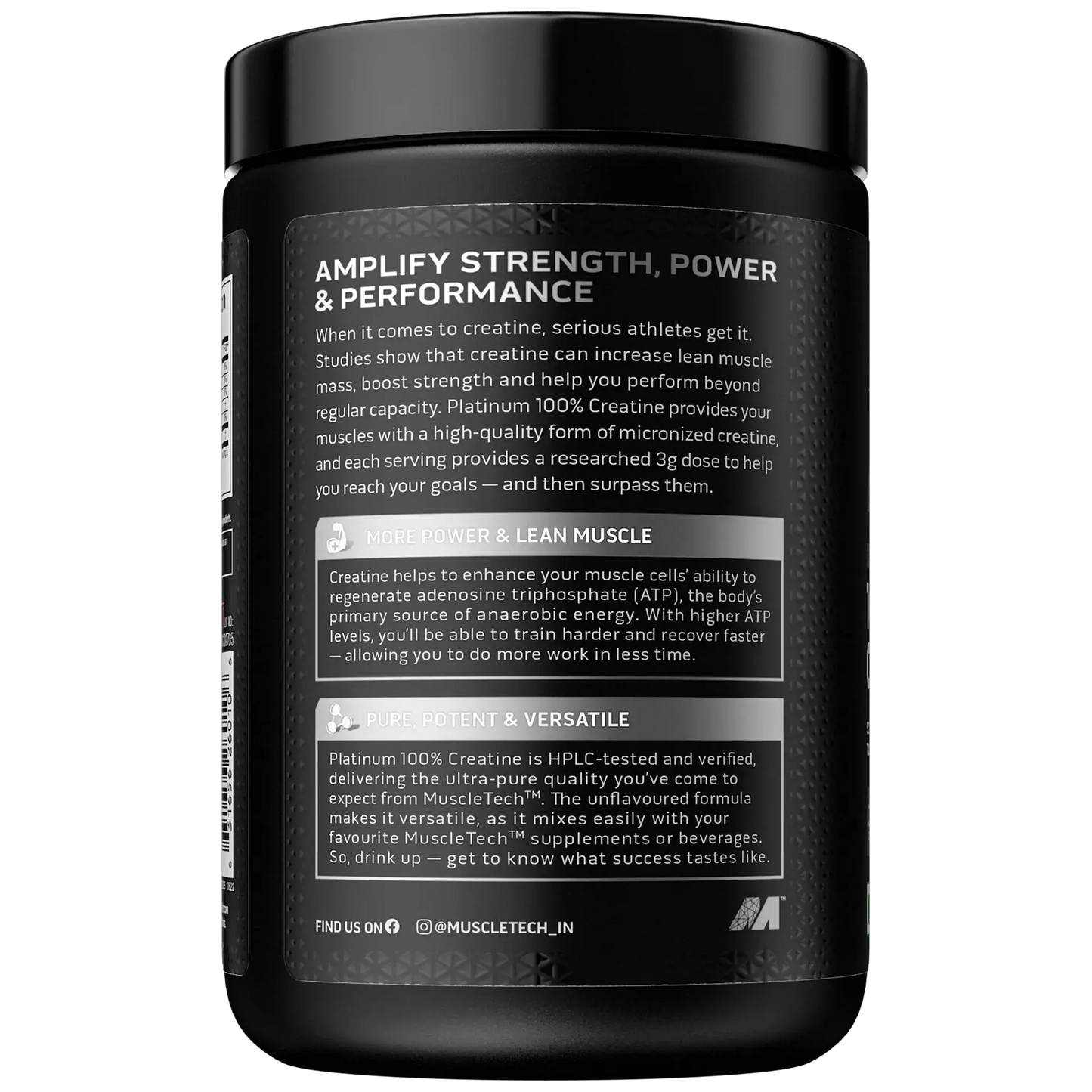 Muscle tech - Platinum 100% creatine