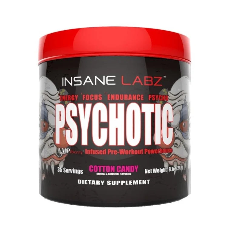 Insane Labz Psychotic, High Stimulant Pre Workout Powder, 35 Servings