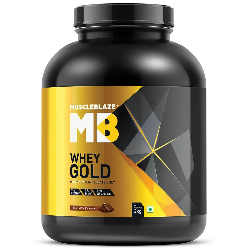 MuscleBlaze Whey Gold 100% Whey Protein Isolate