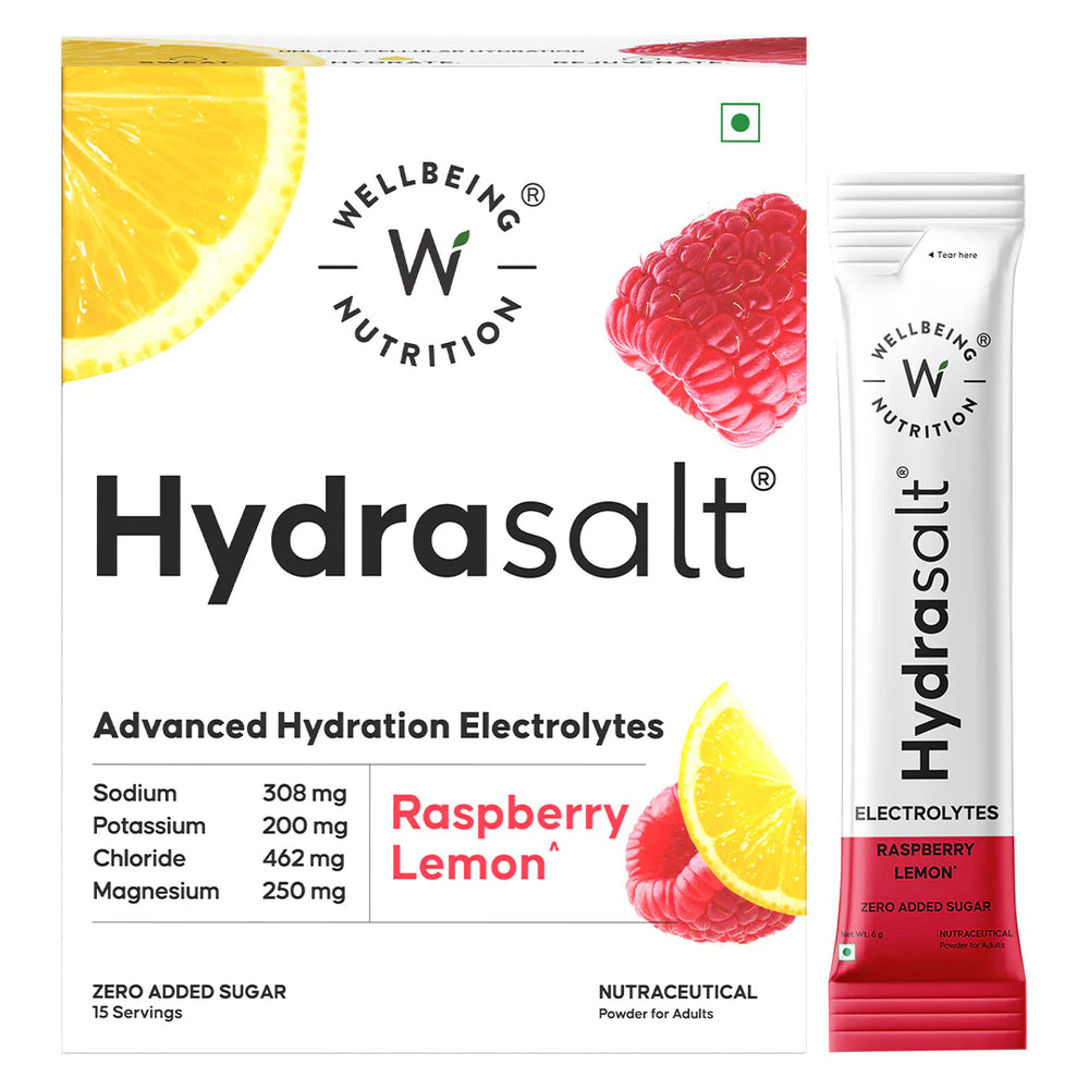 Wellbeing Hydrasalt  (Pack of 15) Rehydrates Faster Than Water