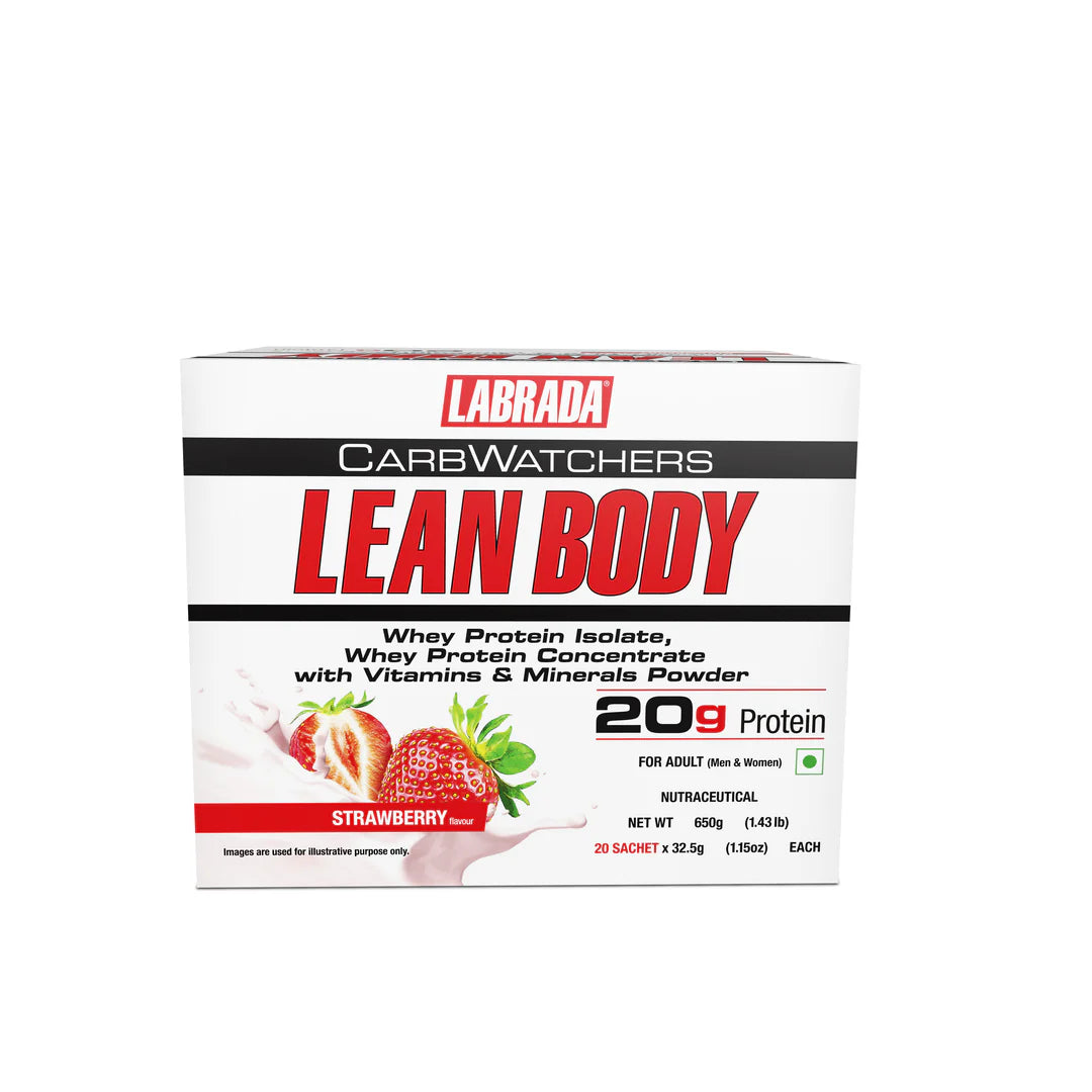 LABRADA LEAN BODY ALL-IN-ONE HIGH PROTEIN MEAL REPLACEMENT SHAKE (20 SACHETS)