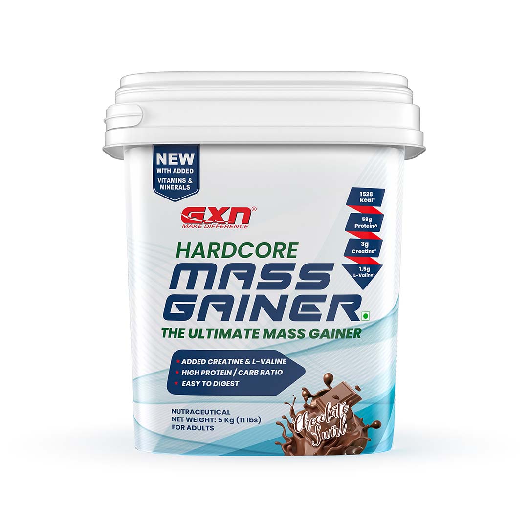 GXN Hardcore Mass Gainer Chocolate Swirl 11 lbs (5kg)