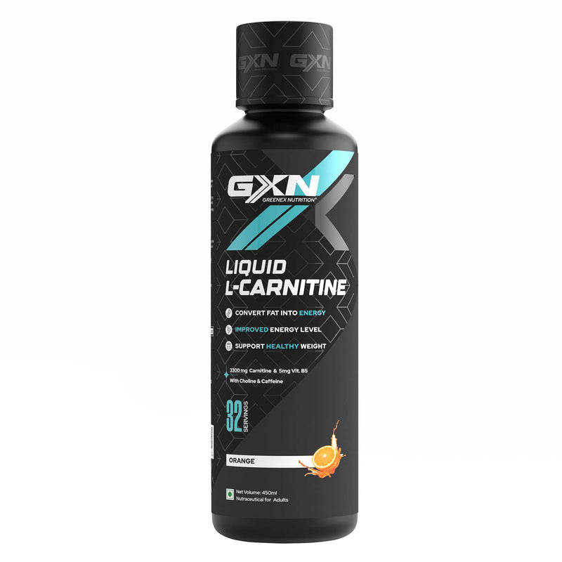 GXN Liquid L-Carnitine 3300 mg Blueberry 32 Servings (450ml)