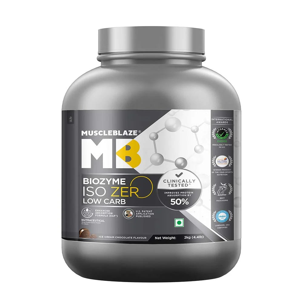 MuscleBlaze Biozyme Iso-Zero Low Carb