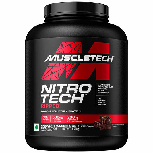 MUSCLETECH NITRO-TECH RIPPED WHEY PROTEIN 4 LB