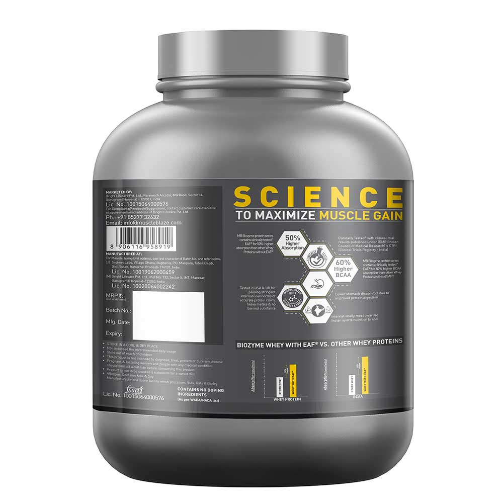 MuscleBlaze Biozyme Iso-Zero Low Carb