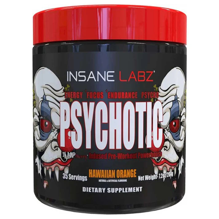 Insane Labz Psychotic, High Stimulant Pre Workout Powder, 35 Servings