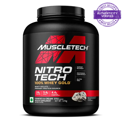 MUSCLETECH  NITRO-TECH 100% WHEY GOLD 4 LB