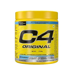 Cellucor C4 Original Pre-Workout with L-Citrulline and Caffeine with Vitamin Powder 30 servings, 164gm