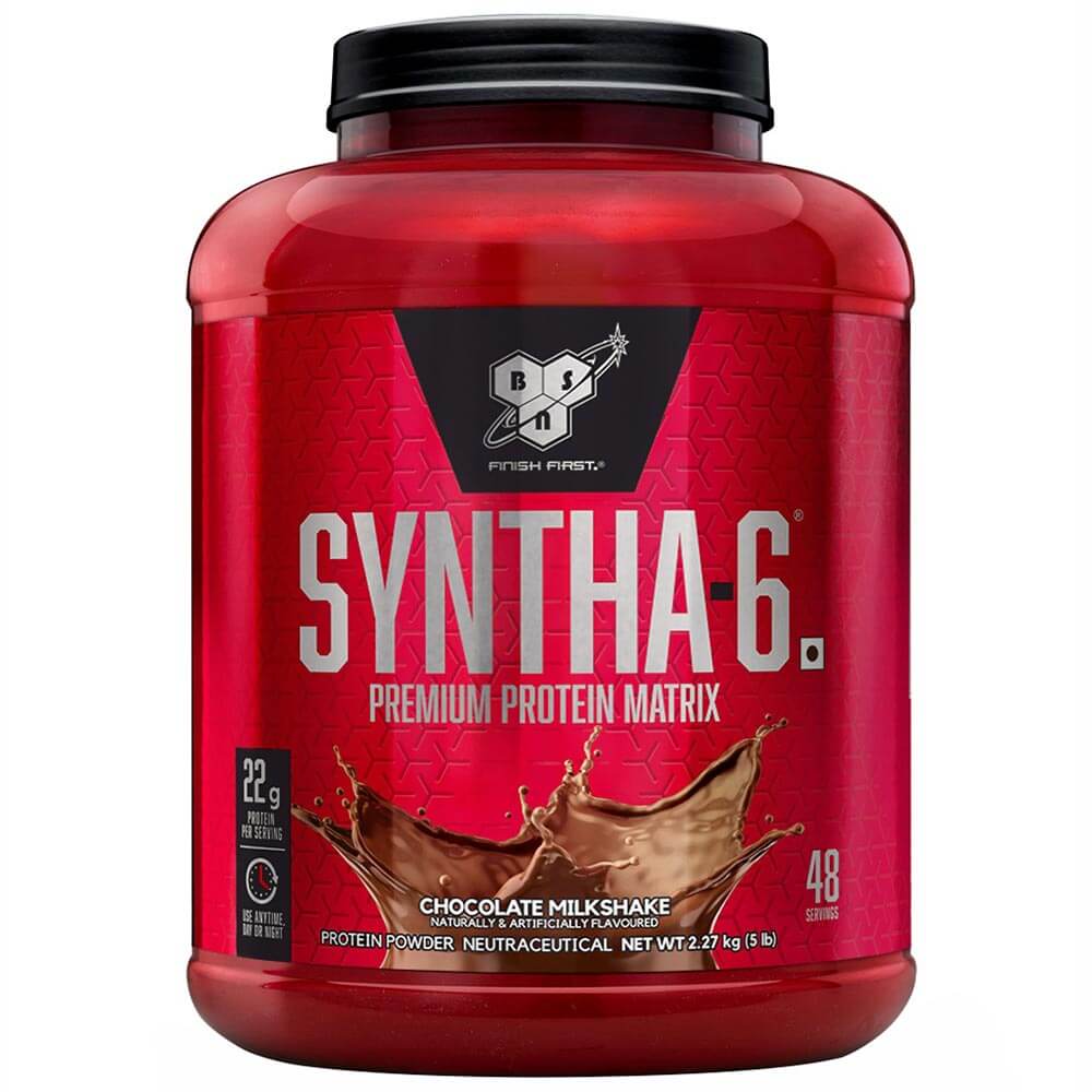 BSN Syntha 6 Protein Powder - 2.27 kg ( 5 lb ) Chocolate Milkshake