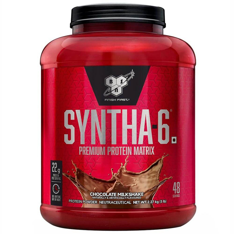 BSN Syntha 6 Protein Powder - 2.27 kg ( 5 lb ) Chocolate Milkshake