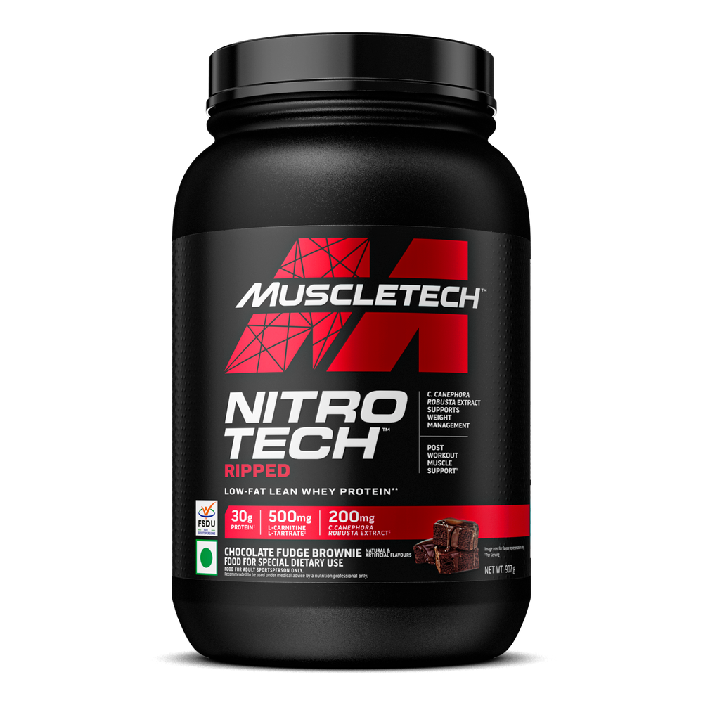 MUSCLETECH NITRO-TECH RIPPED WHEY PROTEIN 4 LB