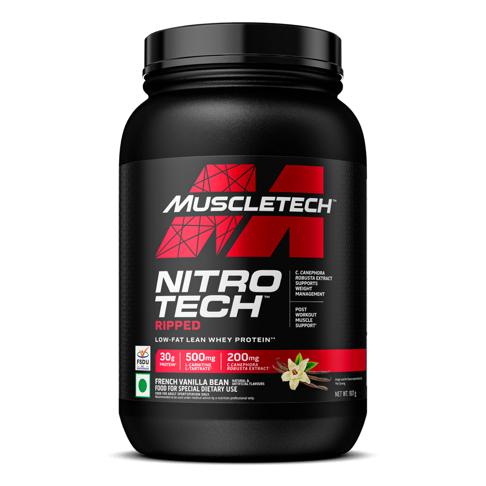 MUSCLETECH NITRO-TECH RIPPED WHEY PROTEIN 4 LB